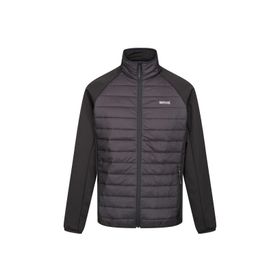 Regatta RMN226 Clumber IV Hybrid Siyah Erkek Dik Yaka Regular Fit Ceket