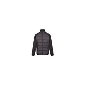 Regatta RMN226 Clumber IV Hybrid Siyah Erkek Dik Yaka Regular Fit Ceket