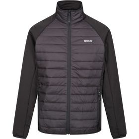 Regatta RMN226 Clumber IV Hybrid Siyah Erkek Dik Yaka Regular Fit Ceket