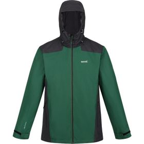 Regatta RMP281 Thornridge II Yeşil Gri Kapüşonlu Regular Fit Erkek Mont