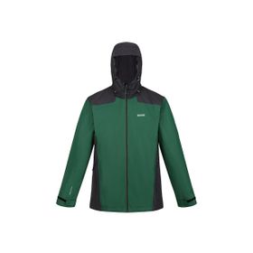 Regatta RMP281 Thornridge II Yeşil Gri Kapüşonlu Regular Fit Erkek Mont