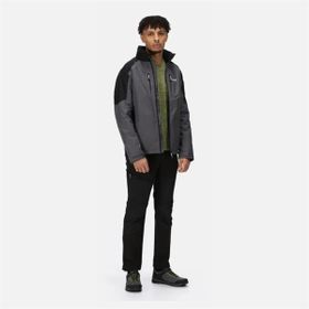 Regatta RMP345 Winter Calderdale Gri Erkek Zip Ceket