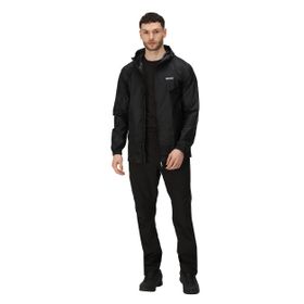 Regatta RMW281 Pack It Jkt III Siyah Erkek Yağmurluk