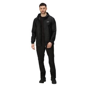 Regatta RMW281 Pack It Jkt III Siyah Erkek Yağmurluk