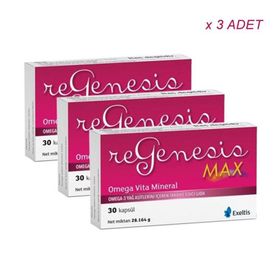 Regenesis Max Omega Vita Mineral 3x30 Kapsül Balık Yağı