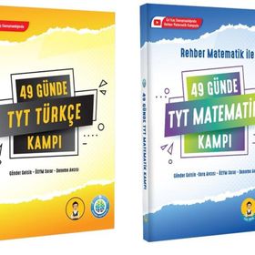 Rehber Matematik 49 Günde Tyt Rehber Matematik Kampı ve 49 Günde Tyt Türkçe Kampı 2'li KitapSet