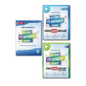 Rehber Matematik Yayınları 3'lü Set 49 Günde TYT Matematik + Geometri Video Ders Notları