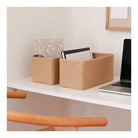 Rek Home 2'li Jüt Çocuk Odası Dolap Çekmece Içi Çamaşır Düzenleyici Saklama Kutusu Organizer