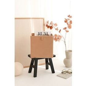 Rek Home Bej Dolap İçi Çamaşır Oyuncak Düzenleyici Katlanır 28x28x28 cm Saklama Kutusu Organizer