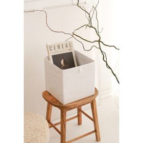 Rek Home Beyaz Dolap İçi Çamaşır Oyuncak Düzenleyici Katlanır 28x28x28 cm Saklama Kutusu Organizer