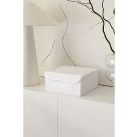Rek Home Beyaz Kapaklı Dolap Çekmece İçi Takı Makyaj Çamaşır Katlanır Saklama Kutusu Organizer