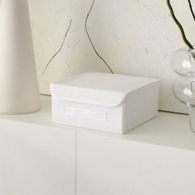 Rek Home Beyaz Kapaklı Dolap Çekmece İçi Takı Makyaj Çamaşır Katlanır Saklama Kutusu Organizer