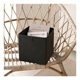 Rek Home Siyah Dolap İçi Çamaşır Oyuncak Düzenleyici Katlanır Saklama 28x28x28 cm Kutusu Organizer