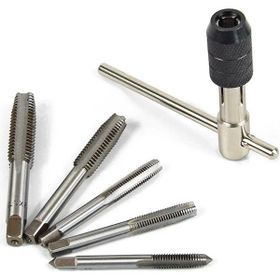 Rekotools 6 Adet Metrik Vidalı Kılavuz T Şeklinde Matkap Ucu