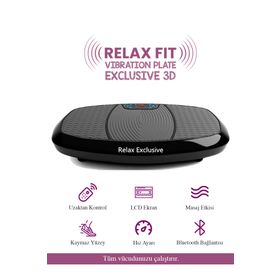 Relax Exclusive 3D Vibration Plate Titreşimli Spor Egzersiz Fitness Aleti