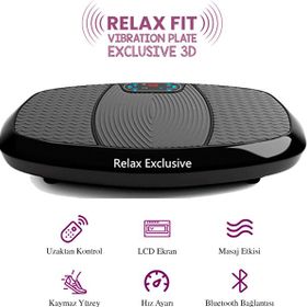 Relax Exclusive 3D Vibration Plate Titreşimli Spor Egzersiz Fitness Aleti
