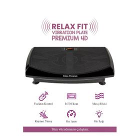 Relax Fit Premium 4D-7' in 1 Vibration Plate Titreşimli Spor Egzersiz Fitness Cihazı