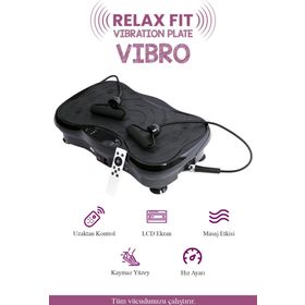 Relax RL-800 Vibro Vibration Plate Egzersiz ve Titreşimli Basen Karın Kol Bacak Spor Aleti