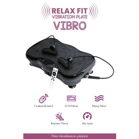 Relax RL-800 Vibro Vibration Plate Egzersiz ve Titreşimli Basen Karın Kol Bacak Spor Aleti