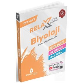 Relax Tyt-Ayt Biyoloji Soru Bankası-Başarıyorum Yayınları