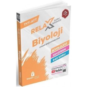 Relax Tyt-Ayt Biyoloji Soru Bankası-Başarıyorum Yayınları