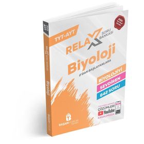 Relax Tyt-Ayt Biyoloji Soru Bankası-Başarıyorum Yayınları