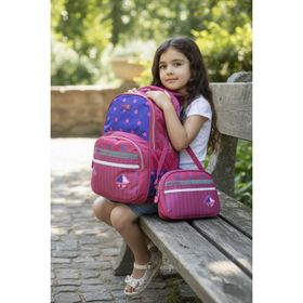 Relaxion HCRLX1320 Beslenmeli Pembe Mor İlkokul Çantası