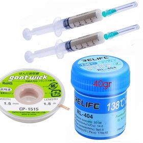 Relife RL-404 Krem 40G 138°C Düşük Kaynama Lehim Solder Pasta