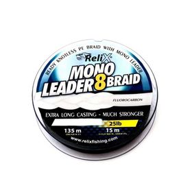 Relix Mono Leader 8 Braid 28 mm 135 m İpek Misina