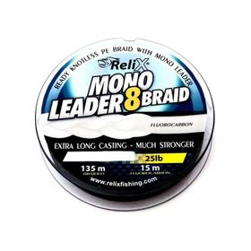 Relix Mono Leader 8 Braid 28 mm 135 m İpek Misina