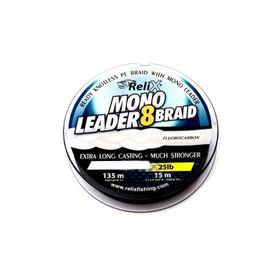 Relix Mono Leader 8 Braid 40 mm 135 m İpek Misina