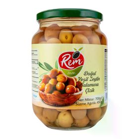 Rem 450 gr 291-320 Çizik Yeşil Zeytin
