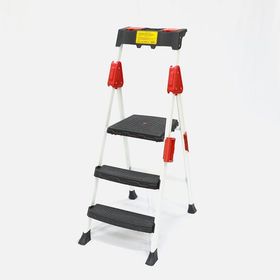 Rem Lüks 3 Basamaklı 128x115 cm Katlanabilir Ev Ofis Tipi Merdiven