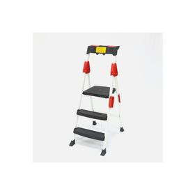 Rem Lüks 3 Basamaklı 128x115 cm Katlanabilir Ev Ofis Tipi Merdiven