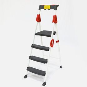 Rem Lüks 4 Basamaklı 136x122 cm Katlanabilir Ev Ofis Tipi Merdiven