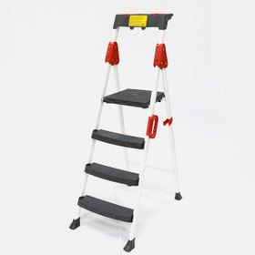 Rem Lüks 4 Basamaklı 136x122 cm Katlanabilir Ev Ofis Tipi Merdiven