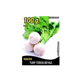 Rem Seeds 100gr Toros Beyazı Turp Tohumu