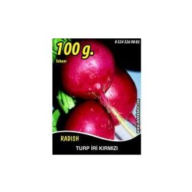 Rem Seeds 100gr Toros Kırmızısı Turp Tohumu