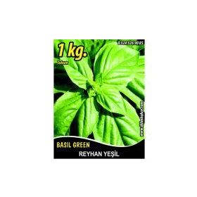 Rem Seeds 1kg Fesleğen Yeşil Renk Reyhan Tohumu