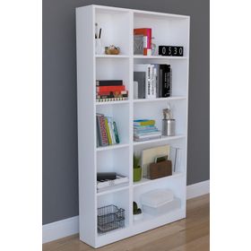 Remaks 10 Raflı Beyaz Kitaplık