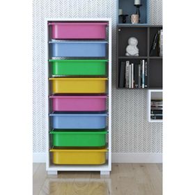 Remaks 8 Sepetli Renkli Çok Amaçlı Dolap
