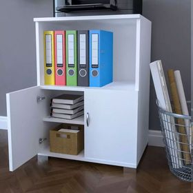 Remaks Beyaz Çok Amaçlı Ofis Evrak Dolabı