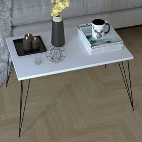 Remaks Elit Roma Beyaz Orta Sehpa Orta Masa