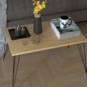 Remaks Elit Roma Meşe Orta Sehpa Orta Masa