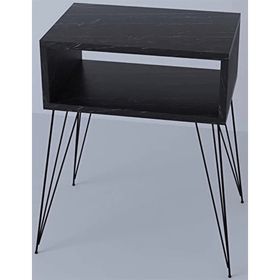 Remaks Elit Siyah Mermer Tv Sehpası
