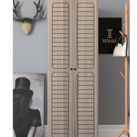 Remaks Fuga 2 Kapaklı Beyaz-Cordoba Elbise Dolabı
