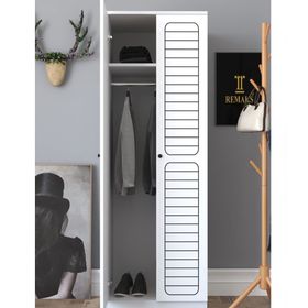 Remaks Fuga 2 Kapaklı Beyaz Elbise Dolabı