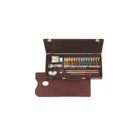 Rembrandt RT01840004 Ahşap Kutulu Traditional Set Yağlı Boya