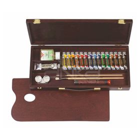 Rembrandt RT01840004 Ahşap Kutulu Traditional Set Yağlı Boya