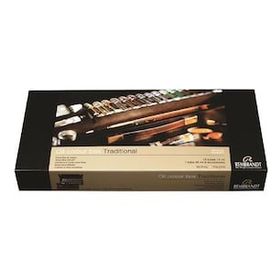 Rembrandt RT01840004 Ahşap Kutulu Traditional Set Yağlı Boya